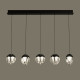 Подвесной светильник Delight Collection MD24001033-5B black/clear