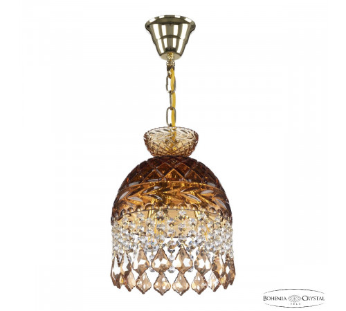 Подвесной светильник Bohemia Ivele Crystal 5478/22 G Amber/M-1F Leafs K721 Подвесной светильник Bohemia Ivele Crystal 5478/22 G Amber/M-1F Leafs K721