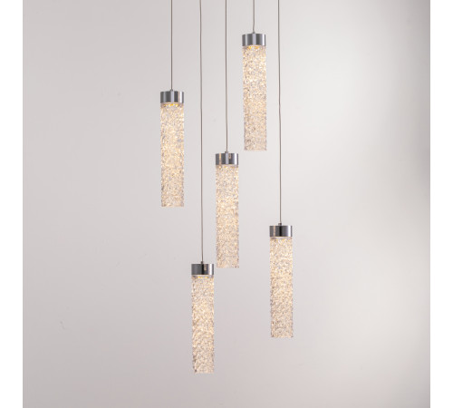 Подвесной светильник Delight Collection MD24030028-5A chrome/clear Подвесной светильник Delight Collection MD24030028-5A chrome/clear