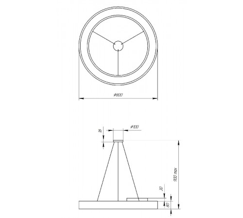 Подвесной светильник Эра Geometria SPO-134-B-40K-056 Б0050565 Подвесной светильник Эра Geometria SPO-134-B-40K-056 Б0050565