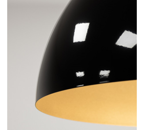Подвесной светильник Nowodvorski Hemisphere Super S Black/Satine Gold 10694 Подвесной светильник Nowodvorski Hemisphere Super S Black/Satine Gold 10694
