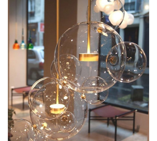 Подвесной светильник Delight Collection Bubbles KG0943P-1 gold Подвесной светильник Delight Collection Bubbles KG0943P-1 gold