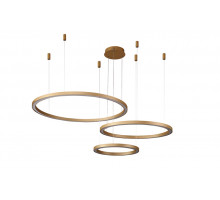 Подвесной светодиодный светильник Crystal Lux FORTUNA SP158W LED D400+600+800 GOLD