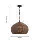 Подвесной светильник Favourite Wicker 4883-1P