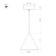Подвесной светильник Arlight SP-MAKOTO-R180-10W Warm2700 (WH, 36 deg, 230V, TRIAC) 057207