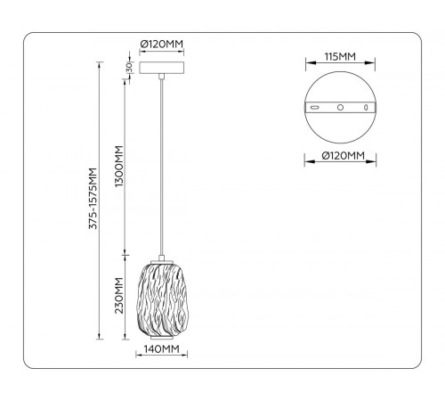 Подвесной светильник Ambrella Light High Light Crystal LH30101