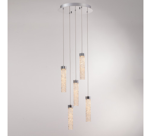 Подвесной светильник Delight Collection MD24030028-5A chrome/clear Подвесной светильник Delight Collection MD24030028-5A chrome/clear
