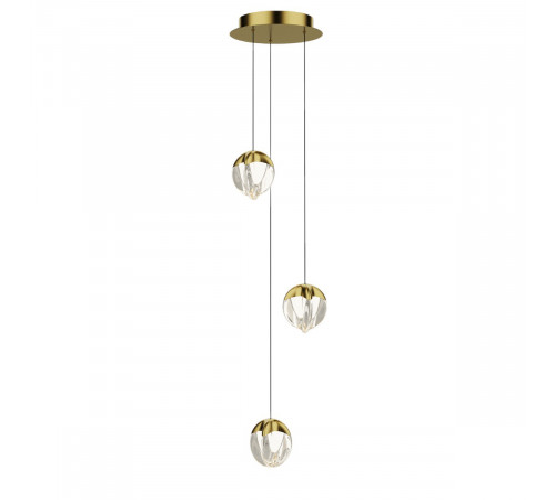 Подвесной светильник Delight Collection MD24001033-3A gold/clear Подвесной светильник Delight Collection MD24001033-3A gold/clear