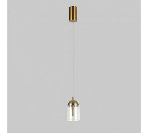 Подвесной светильник Eurosvet Palm 201056/1 LED латунь a072228