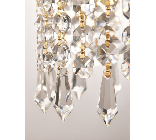Подвесной светильник Bohemia Ivele Crystal 14781P/13 G Drops Подвесной светильник Bohemia Ivele Crystal 14781P/13 G Drops