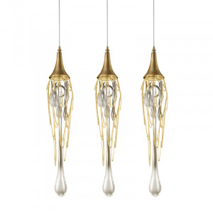 Подвесной светильник Delight Collection Goddess Tears P68009L-3 gold