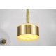 Подвесной светодиодный светильник Lumina Deco Neroni LDP 6016-3+1 GD