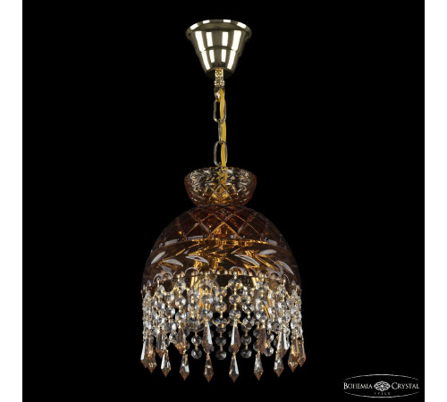Подвесной светильник Bohemia Ivele Crystal 5478/22 G Amber/M-1F Drops K721 Подвесной светильник Bohemia Ivele Crystal 5478/22 G Amber/M-1F Drops K721