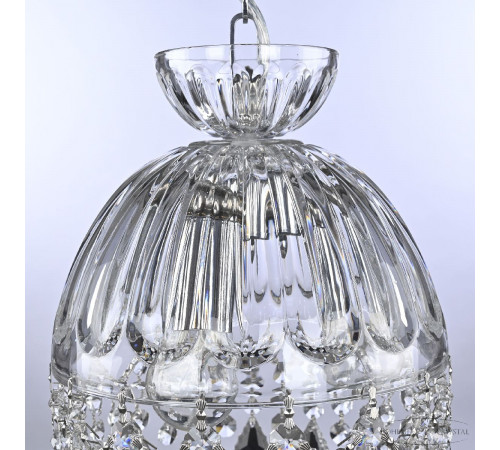Подвесной светильник Bohemia Ivele Crystal 5478/22 Ni Clear/M-1H Leafs Подвесной светильник Bohemia Ivele Crystal 5478/22 Ni Clear/M-1H Leafs