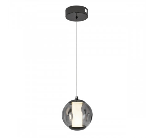 Подвесной светильник Delight Collection OD2437-1 pearl black/smoke Подвесной светильник Delight Collection OD2437-1 pearl black/smoke