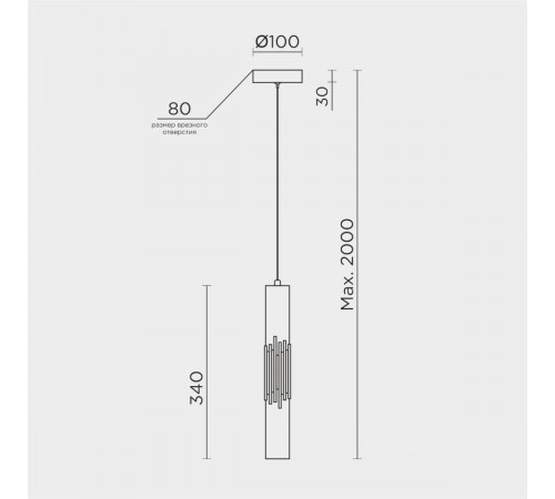 Подвесной светильник Modelux ML.88987.1 GD