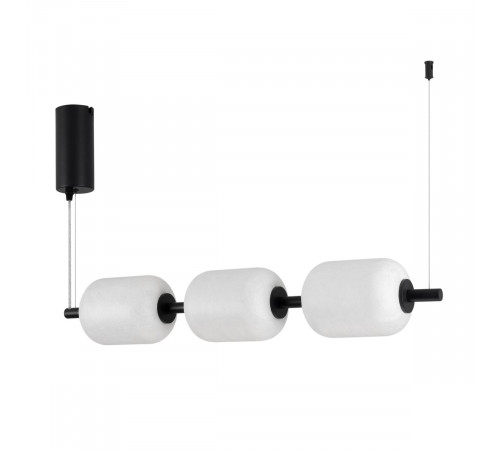 Подвесной светильник Arlight SP-CARAMELA-HANG-L720-12W Warm2700 (BK, 360 deg, 230V) (IP20, Натуральный шелк) 056885