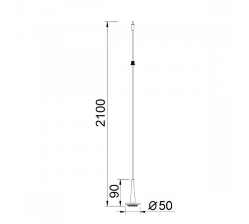 Подвес светодиодный без плафона и основания Mantra Andromeda 9345