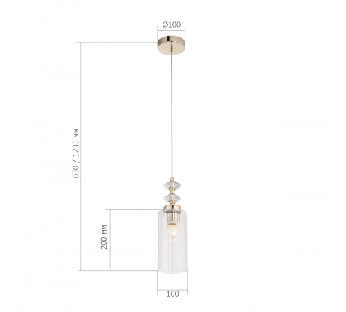 Подвесной светильник ST Luce Элегра SL1402.203.01