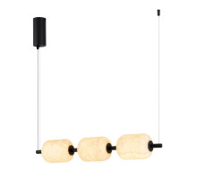 Подвесной светильник Arlight SP-CARAMELA-HANG-L720-12W Warm2700 (BK, 360 deg, 230V) (IP20, Натуральный шелк) 056885