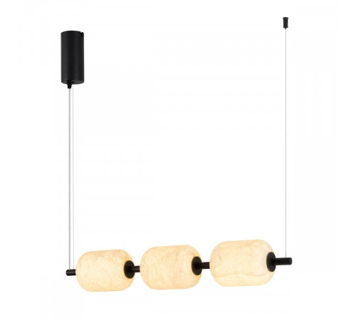 Подвесной светильник Arlight SP-CARAMELA-HANG-L720-12W Warm2700 (BK, 360 deg, 230V) (IP20, Натуральный шелк) 056885