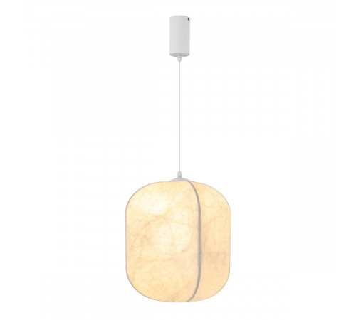 Подвесной светильник Arlight SP-SETA-HANG-L400х420-9W Warm2700 (WH, 320 deg, 230V) (IP20, Натуральный шелк) 061915