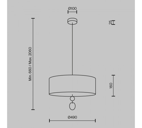Подвесной светильник Maytoni Glamping MOD437PL-05B Подвесной светильник Maytoni Glamping MOD437PL-05B
