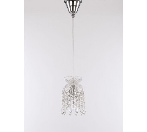 Подвесной светильник Bohemia Ivele Crystal 14781P/11 Ni Drops Подвесной светильник Bohemia Ivele Crystal 14781P/11 Ni Drops