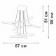 Подвесной светильник Vitaluce V2511DT-0/4+4S