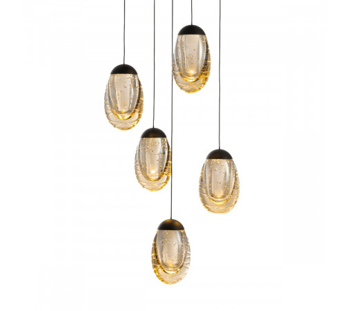 Подвесной светильник Delight Collection MD25090022-5A matt black/champagne Подвесной светильник Delight Collection MD25090022-5A matt black/champagne