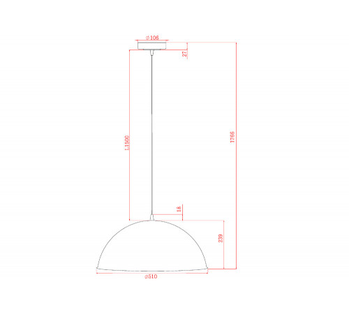 Подвесной светильник Arte Lamp Carmel A7105SP-1BK