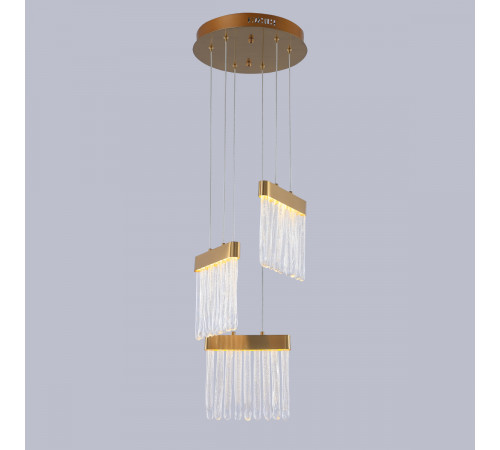 Подвесной светильник Delight Collection P98057-3 antique brass Подвесной светильник Delight Collection P98057-3 antique brass