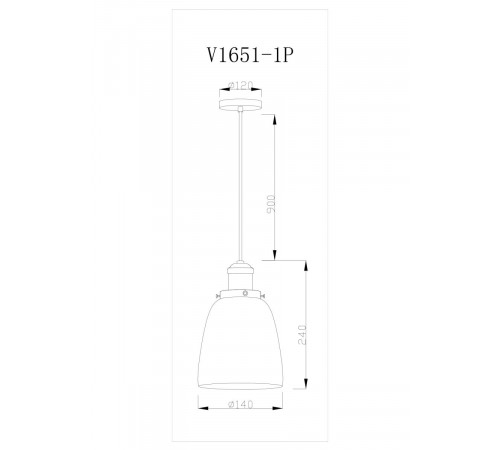 Подвесной светильник Moderli Single V11517-1P Подвесной светильник Moderli Single V11517-1P
