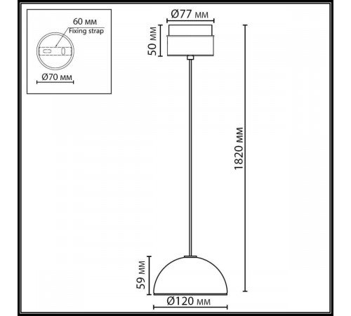 Подвесной светильник Odeon Light L-Vision Lulu 5453/6L
