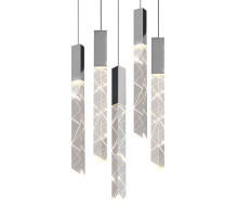 Подвесной светильник Delight Collection Trinity OM8201013-5 chrome