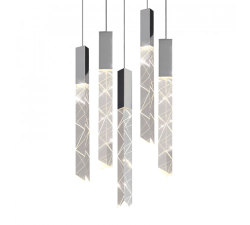 Подвесной светильник Delight Collection Trinity OM8201013-5 chrome Подвесной светильник Delight Collection Trinity OM8201013-5 chrome
