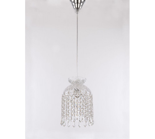 Подвесной светильник Bohemia Ivele Crystal 14781P/16 Ni Drops Подвесной светильник Bohemia Ivele Crystal 14781P/16 Ni Drops