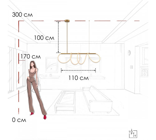 Подвесной светильник Loft IT Thread 10388P/A Brass Подвесной светильник Loft IT Thread 10388P/A Brass