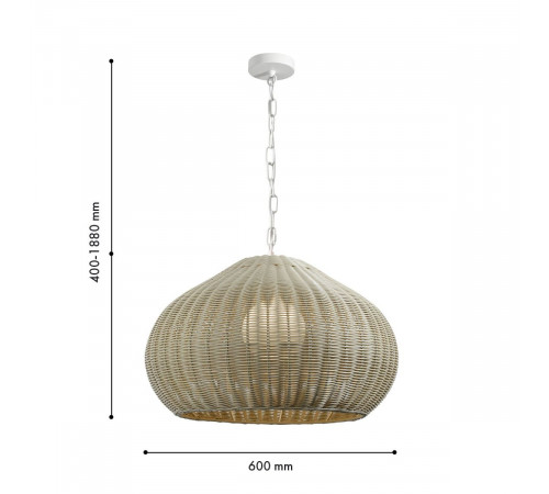 Подвесной светильник Favourite Wicker 4886-1P
