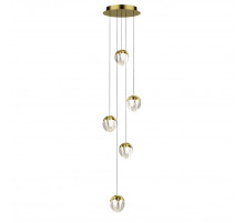 Подвесной светильник Delight Collection MD24001033-5A gold/clear