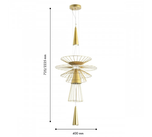Подвесной светильник Favourite Ardor 4839-2P