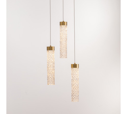 Подвесной светильник Delight Collection MD24030028-3A brass/clear Подвесной светильник Delight Collection MD24030028-3A brass/clear