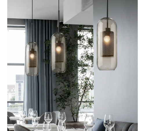 Подвесной светильник ImperiumLoft Catch Amber Pear 109582-26 Подвесной светильник ImperiumLoft Catch Amber Pear 109582-26