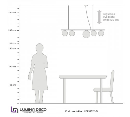 Подвесной светильник Lumina Deco Baristica LDP 6012-5 BK+WT Подвесной светильник Lumina Deco Baristica LDP 6012-5 BK+WT