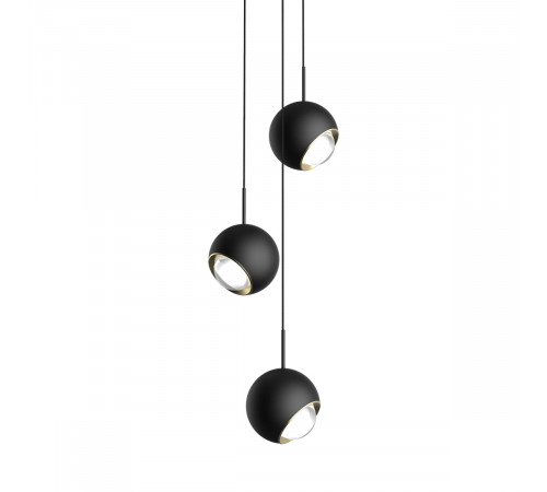 Подвесной светильник DeLight Collection MD2826-3B black/gold
