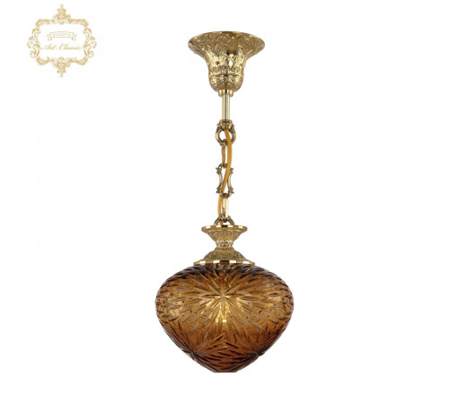Подвесной светильник Art Classic 34.003P.18.G.Amber.H-1A