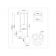 Подвесной светильник Ambrella Light High Light Modern LH11105