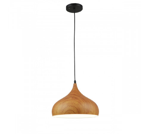 Подвесной светильник IMEX MD.5797-1-P-BK+WOOD
