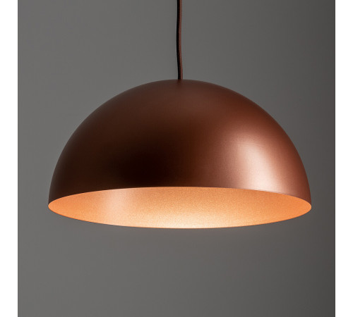 Подвесной светильник Nowodvorski Hemisphere Super S Satine Copper 10617 Подвесной светильник Nowodvorski Hemisphere Super S Satine Copper 10617