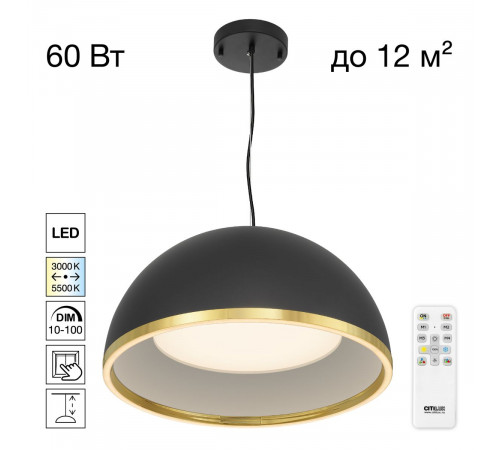 Подвесной светильник Citilux Floom CL736251